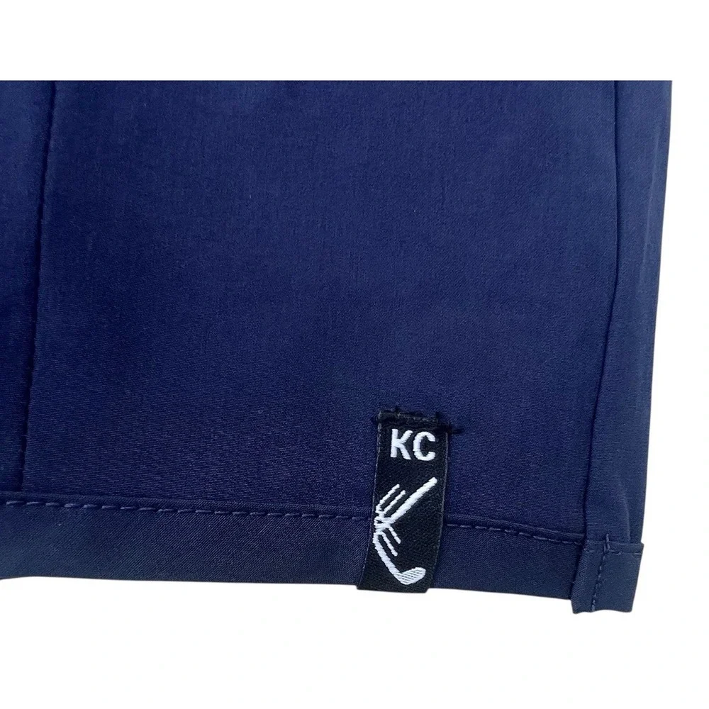 Kenneth Cole Men's Golf 1/4 Zip Vest Lightweight Stretch Navy Blue Large
